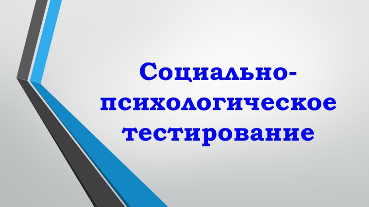 Социально-психологическое тестирование (СПТ)..